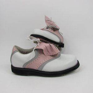 Top Flite Soft Spike Golf Shoes Women's Sz7.5 Pink & White